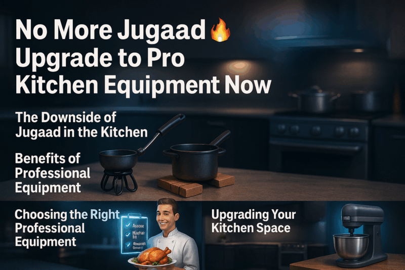 No More Jugaad: Upgrade to Pro Kitchen Equipment Now! 🛑🍳🔥
