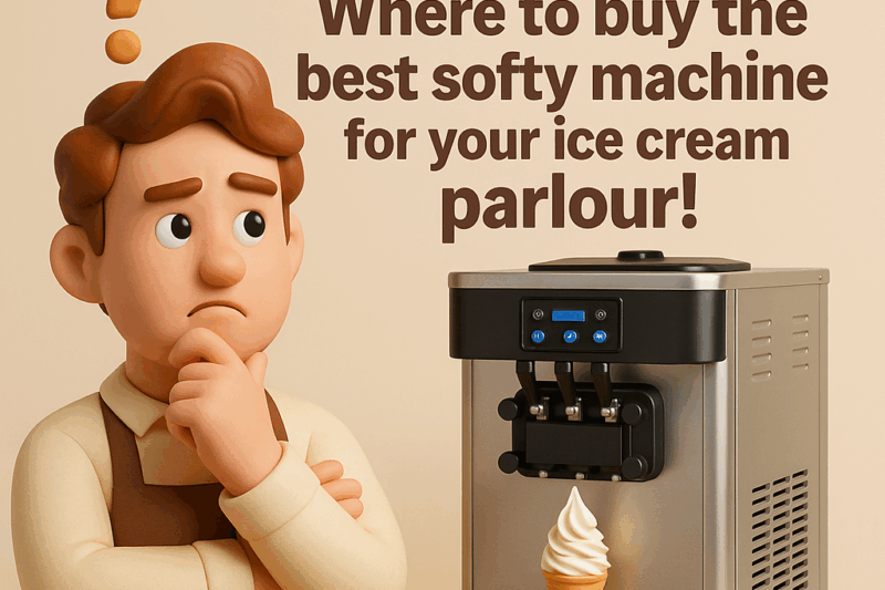 Confuse? Where to Buy the Best Softy Machine for Your Ice Cream Parlour! 🍦🤔 