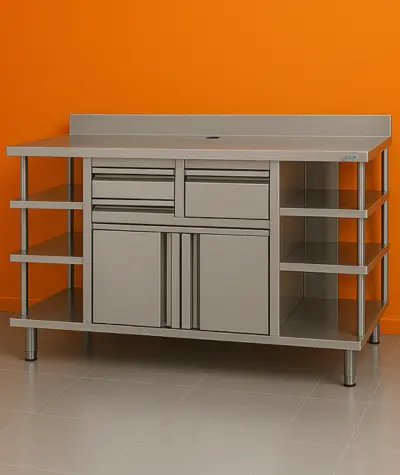 High-Quality Commercial Bakery Back Bar Counter