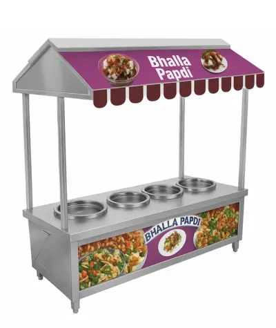 High-Quality Commercial Chaat Display Counter