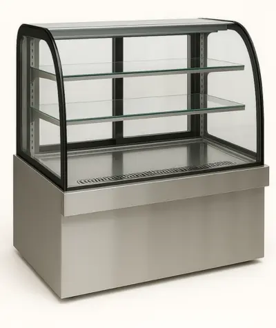 High-Quality Commercial Curved Glass Display Counter