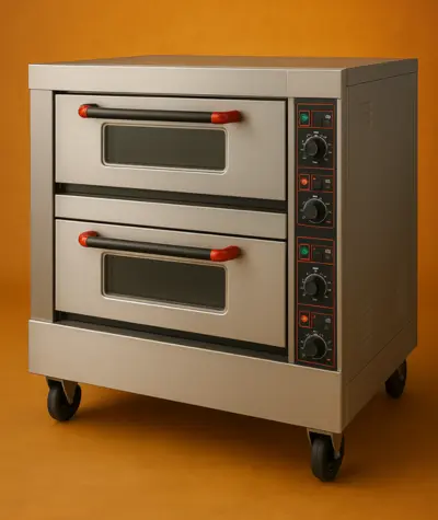 High-Quality Commercial Bakery Double Deck Oven