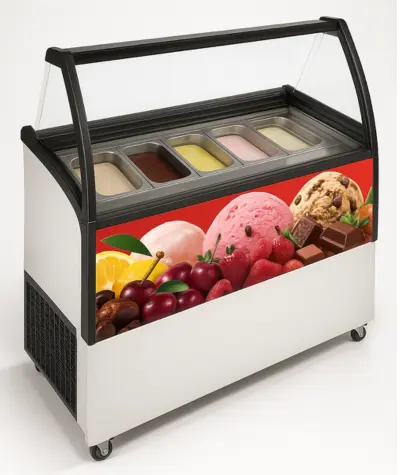 High-Quality Commercial Ice Cream Display Counter