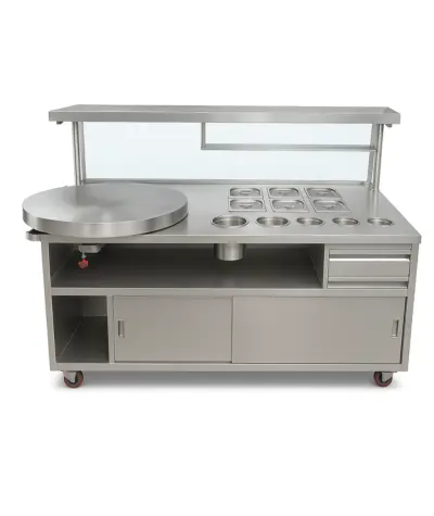 High-Quality Commercial Pav Bhaji Counter